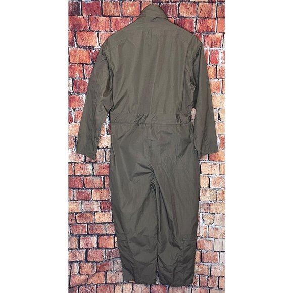 Flight Suit Work Coveralls Air Force Overalls Utility Jump Military Medium Green - Picture 7 of 8
